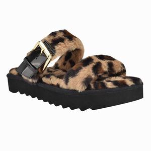 Nine West Funkie Cozy Flat Slippers - Brown - Ireland (NM9841325)